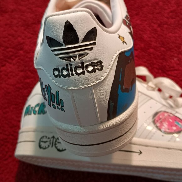 Adidas Shoes Labubu Artist Kasing Lung Disney Superstar Mickey Mouse Design - Picture 12 of 12